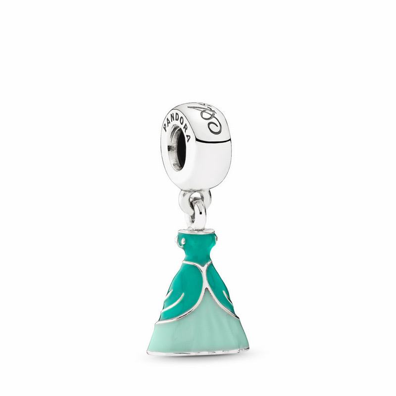 Pandora Disney Ariel's Dress Dangle Charm Silver Egypt FZ0139784